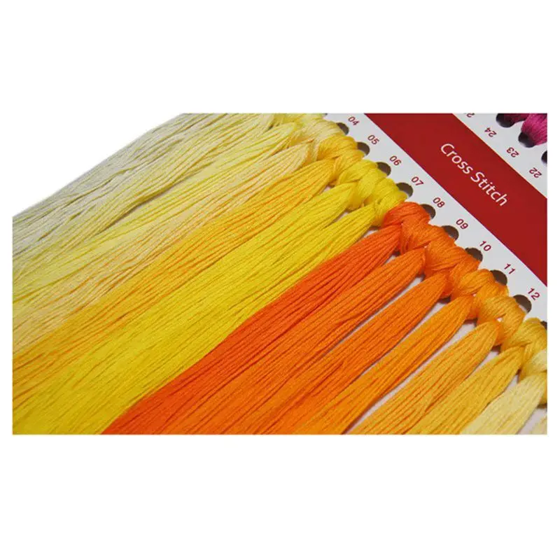 2X DIY Hand Knitting Print Cross Stitch Set Embroidery Set 11CT Small Clear Cycling Sunflower Pattern 26 X 21Cm-[Frki A79G]