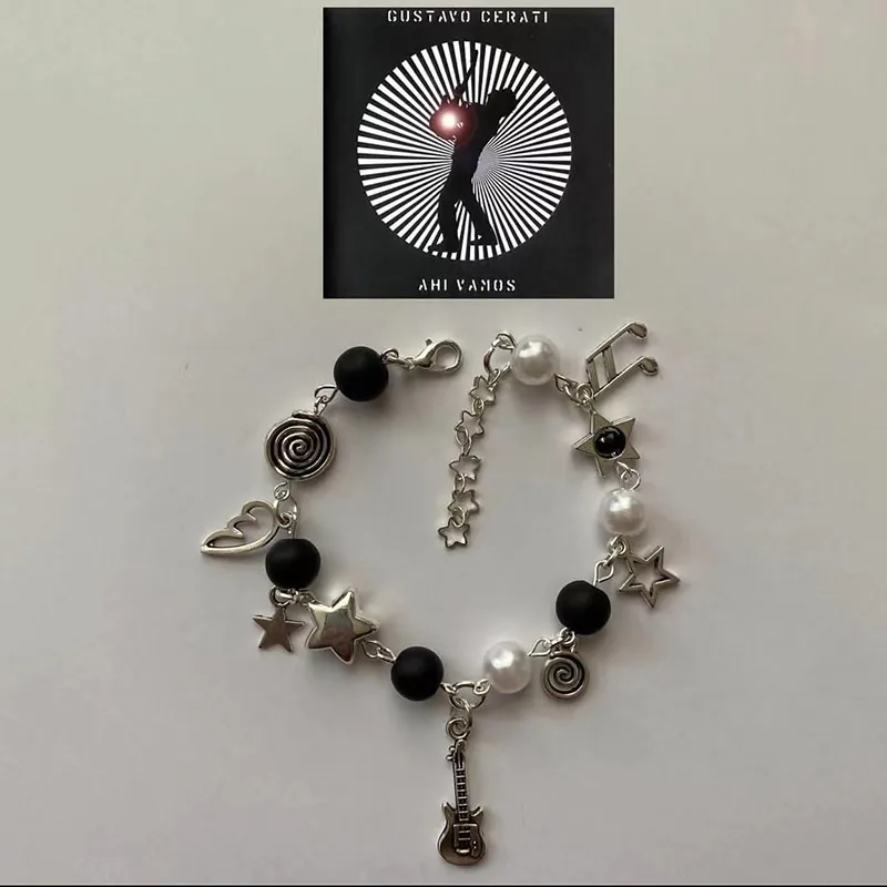 Handmade There we go beaded bracelet Gustavo Cerati