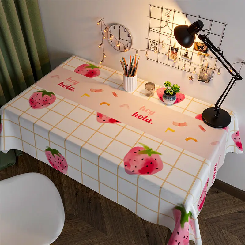 Table Cloth Inset Wind Waterproof and Oil Resistant Student Desk Cute Japanese Rectangular Tea Table Tablecloth Mantel Mesa стол