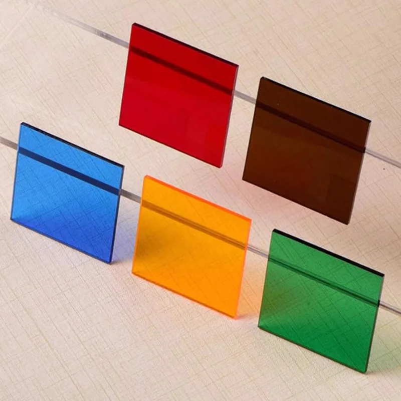 Colorful Transparent Acrylic Sheets Perspex Plate PMMA For Home DIY ...