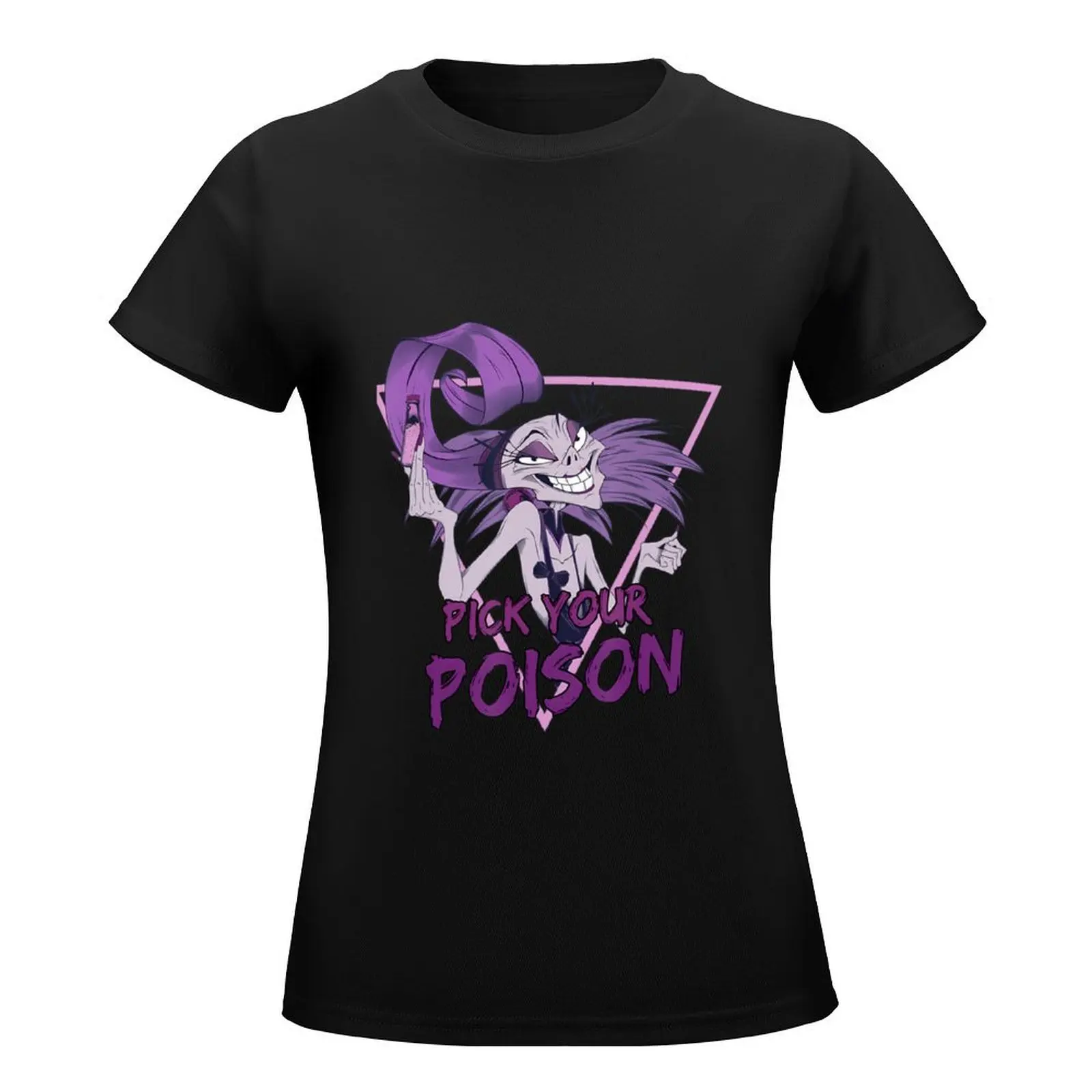 Villains Yzma Pick Your Poison Portrait \t T-Shirt customs sweat animal prinfor blacks oversized workout shirts for Women