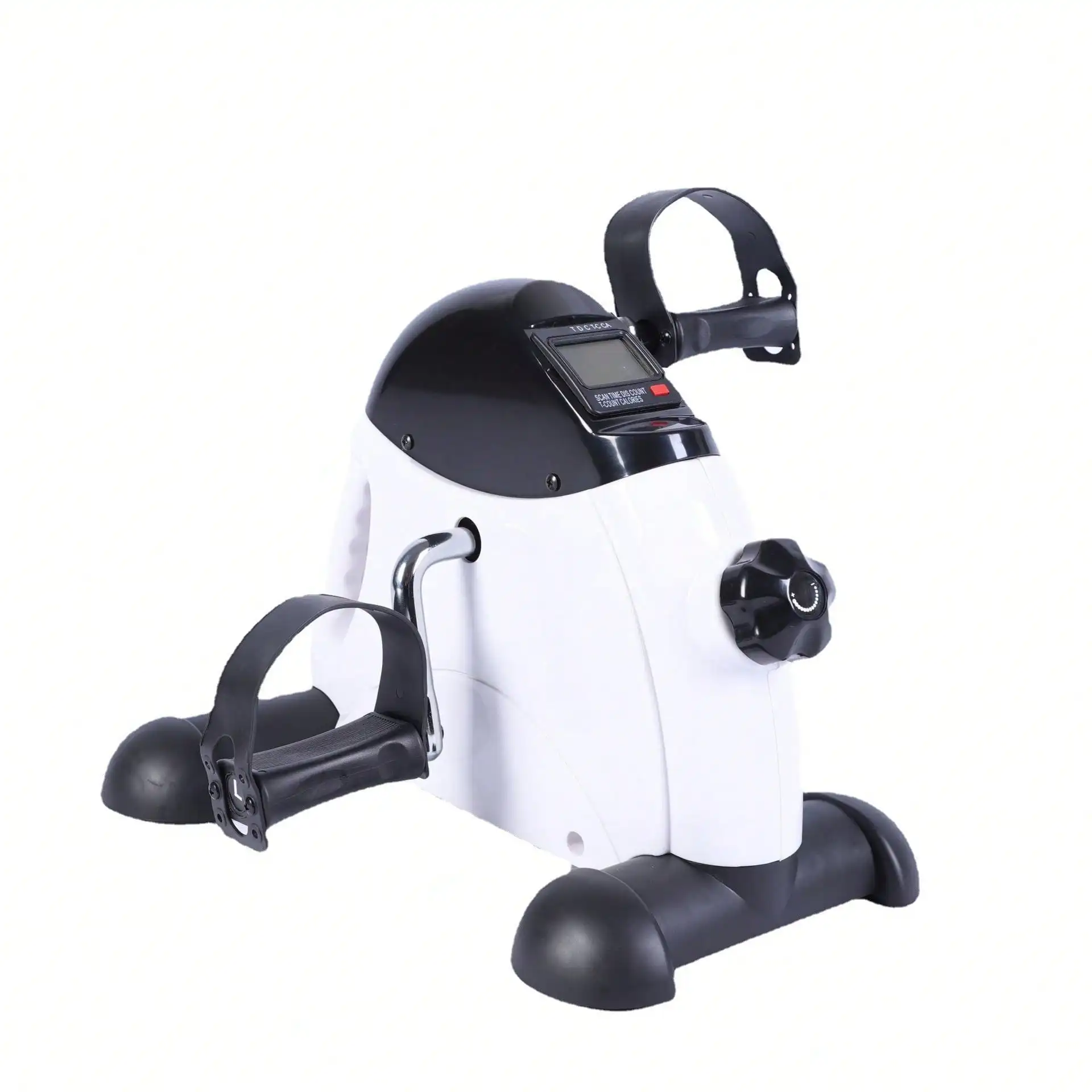 Mini Exercise Bike, Under Desk Bike Pedal Exerciser Portable Foot Cycle Arm & Leg Peddler Machine With LCD Screen Displays view 6
