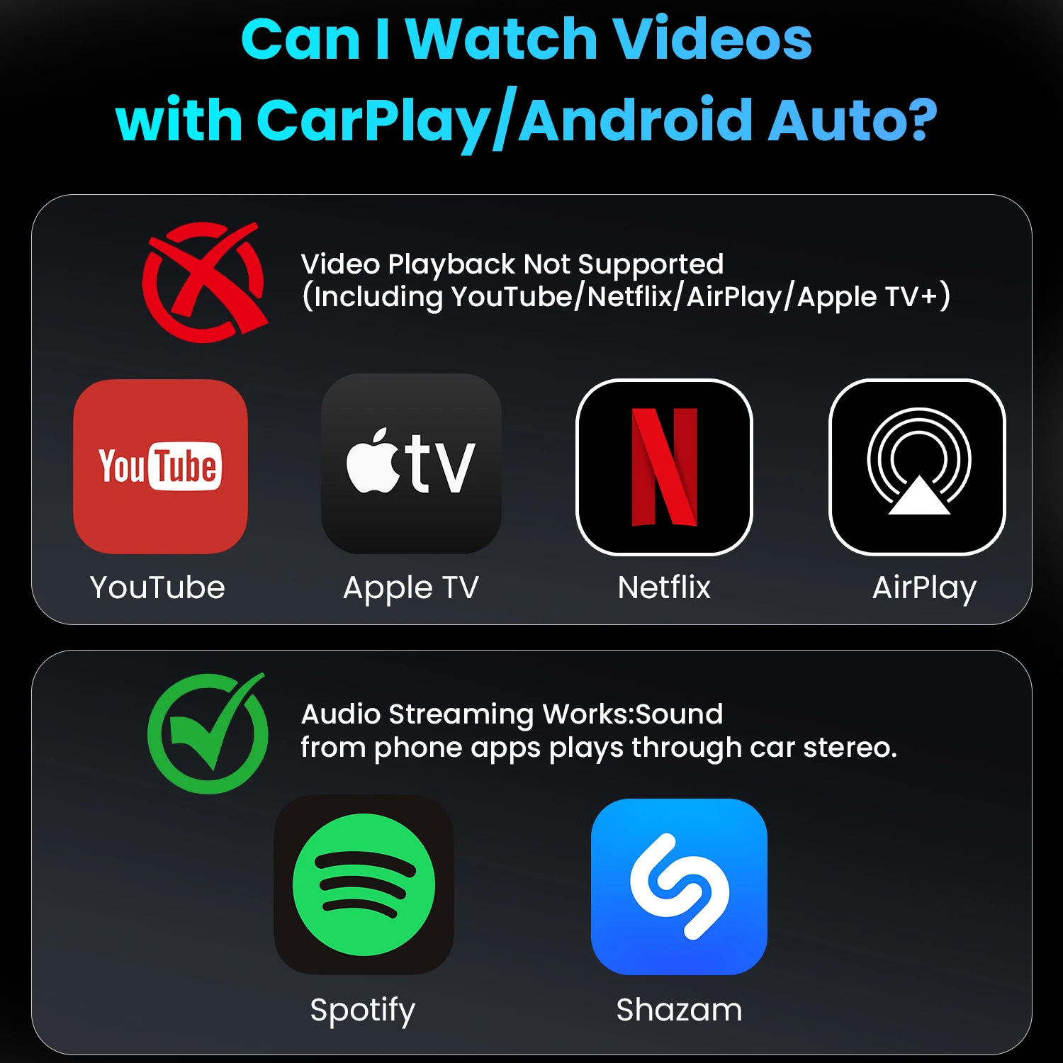 Wireless CarPlay Android Auto USB Adapter High-Quality Car Accessory Smart Mini Box Plug Play 5GHz WiFi Type-C/USB-A - view 5