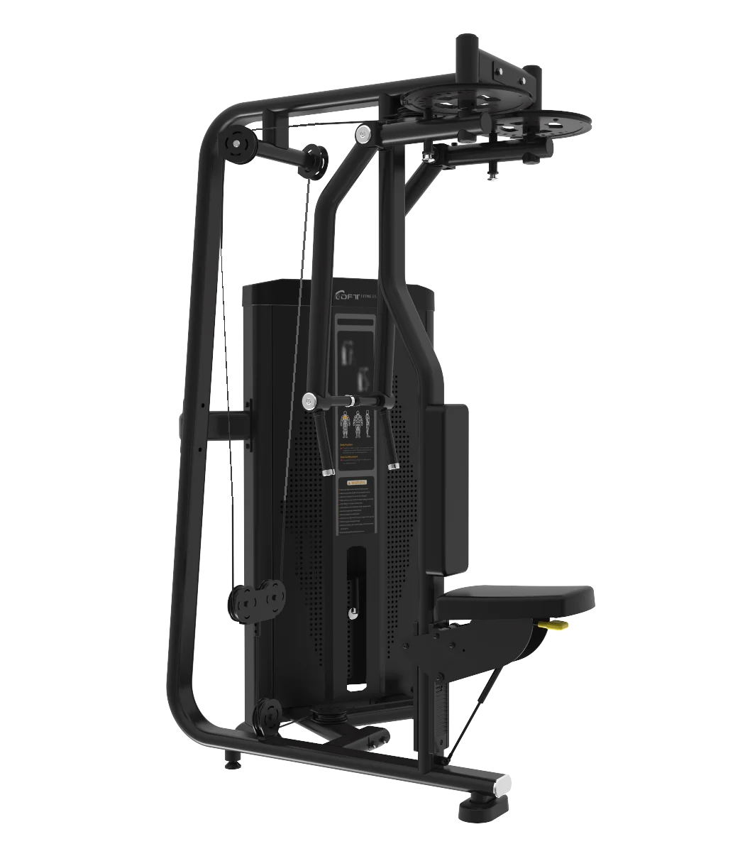 

Регулируемый коммерческий тренажер для фитнеса и бодибилдинга Pearl Delt Machine DualE-697 для тренировки груди и рук