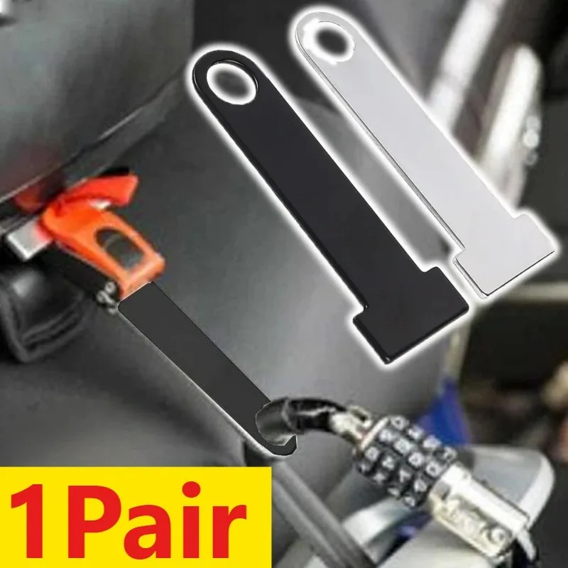 1 Paar Motorrad-Helmverriegelungshalterungen, Stahlring, Diebstahlsicherung, hochwertiges Legierungszubehör, batteriefrei