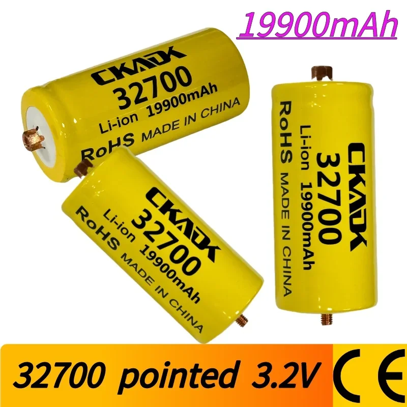 2023100% Original 32700 19900mAh 3.2V Lifepo4 Rechargeable Battery Professional Lithium Iron Phosphate Power Battery with Screws