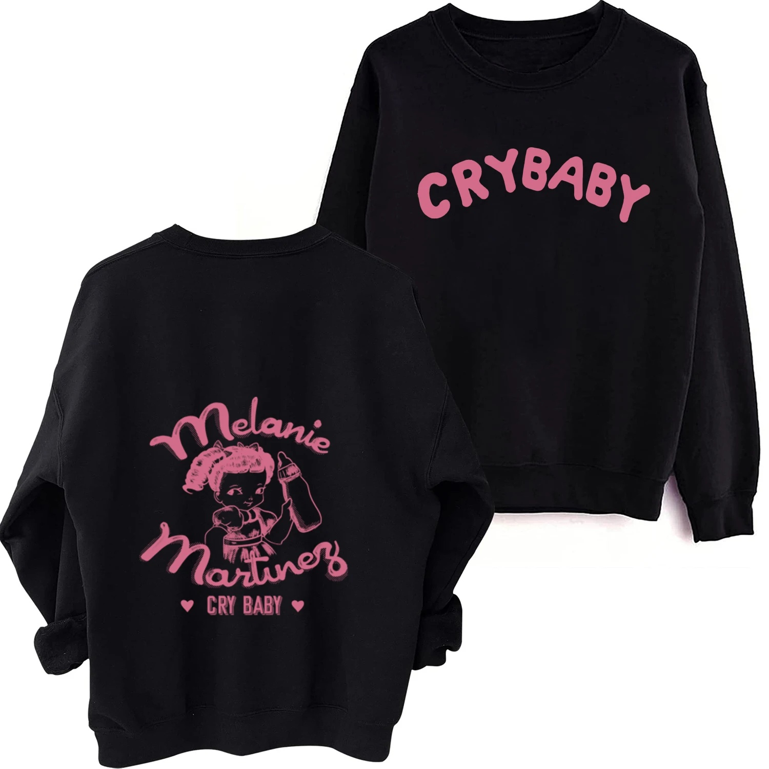 Melanie Martinez Cry Baby 2024 O-Neck Long Sleeve Spring and Autumn Men Clothing Hoodies Women Printing Regular Casual