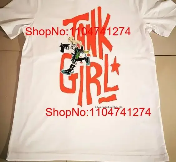 Tank Girl T Shirt graphic HOT gift dad father day vintage Washed Stylish homme Comfortable Stretched designer clothes Casual