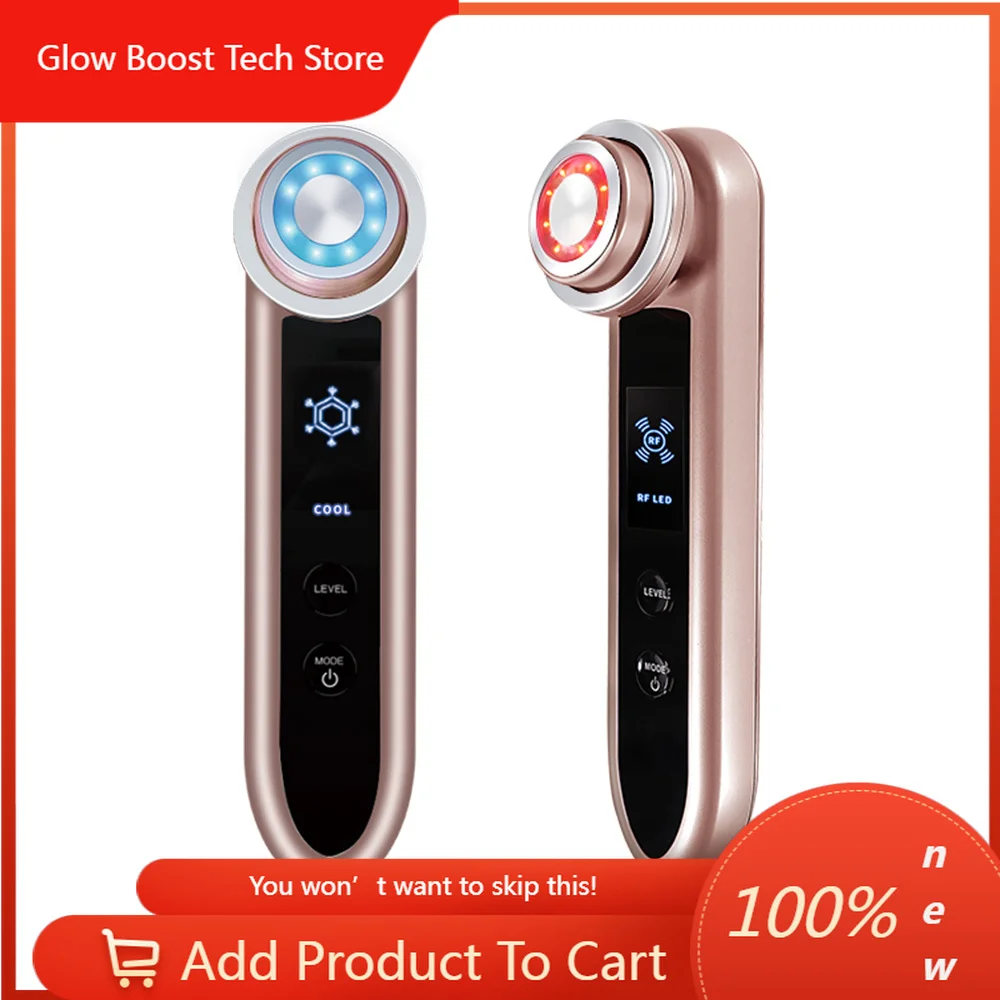 NYSmart Library Home Use Mini Ems Meso Portable Rejuvenation Machine Hand Facial Massager Beauty Device