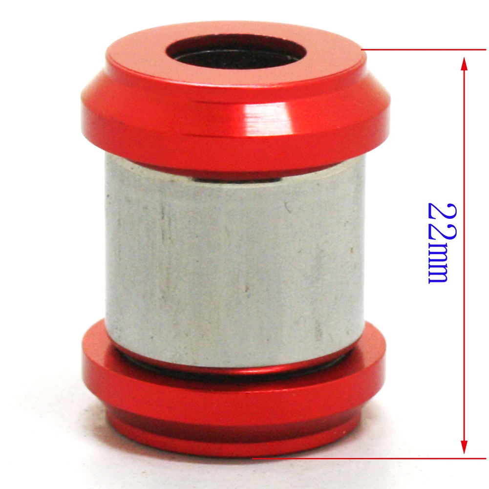 Needle Roller Bearings Bushing 25.4mm Back Bladder Bushing Silver+red Soft Tail Suspension For FOX/DT-SRAM/MAGURA