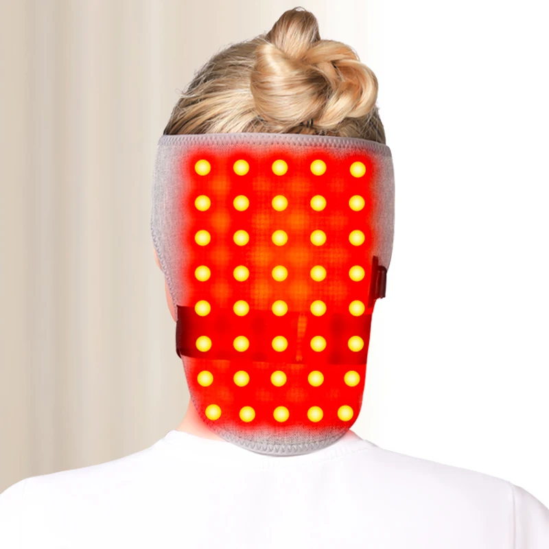 

Wrap Around Heated Head Massager Red Light Therapy 3 Heat Modes Migraine Cervical Soreness Relief Muscle Relaxation Stress Ease