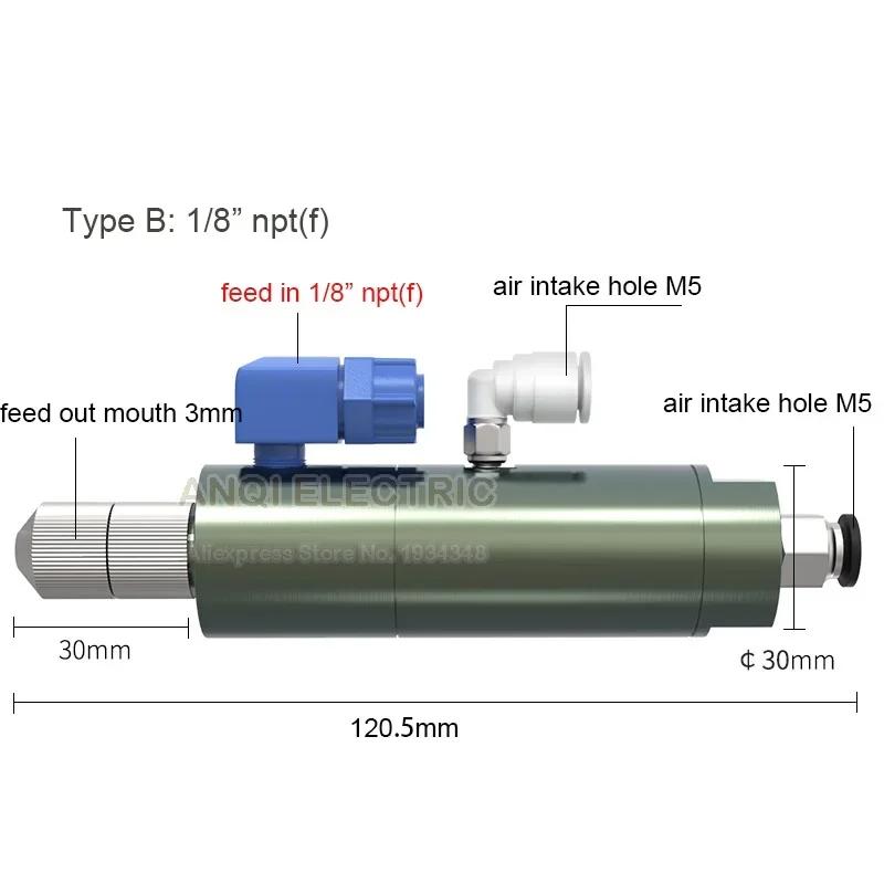 double acting Ram-type dispensing valve