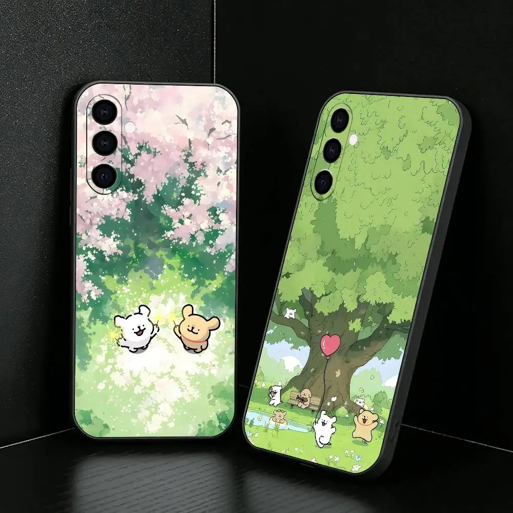 Drawing Art M-Maltese DogS  Phone Case For Samsung Galaxy A73,A72,A71,A70,A52,A51 Others Soft Black Cover
