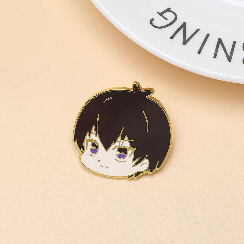BLUE LOCK Anime Hard Enamel Brooch Cool Avatar Pins Clothing Backpack Lapel Badges Fashion Jewelry Accessories For Friends Gifts