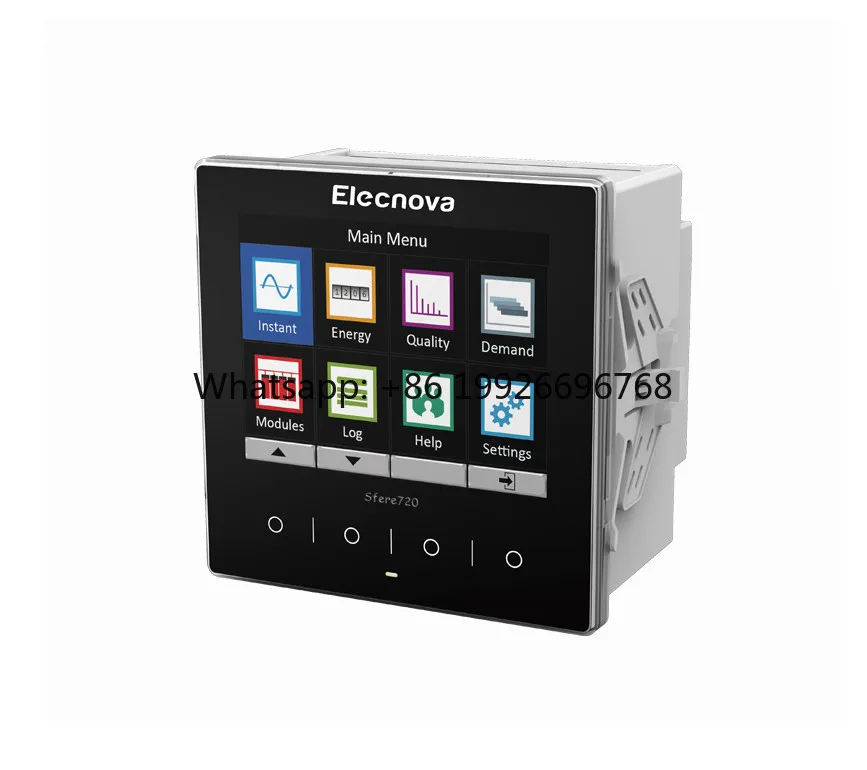 Multi Functional Energy Management Data Logger 60 hz Frequency 3-phase Digital  Power Quality Meter