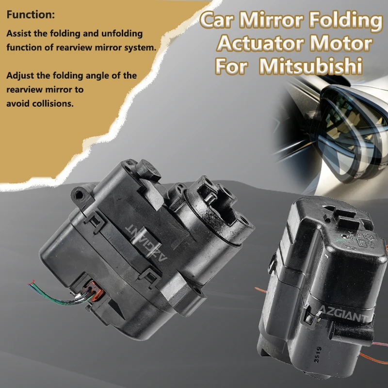

For Mitsubishi Triton MK4 2005-2014/Strada 2006-2014/RVR 2010-2013 Car Exterior Auxiliary power folding mirror R L motor