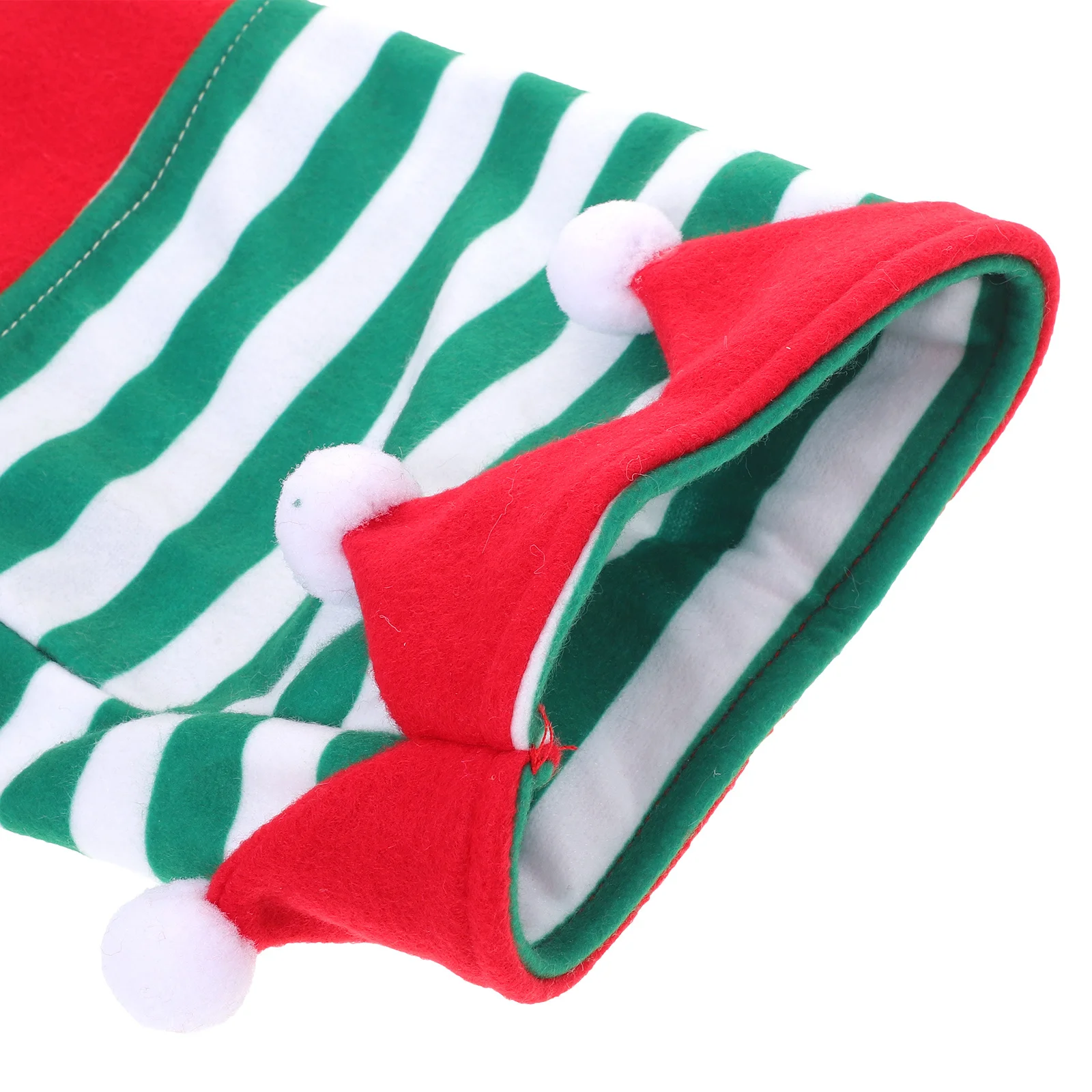 Envolturas transpirables para patas de caballo, cubiertas para patas delanteras a rayas, ajuste cómodo, decoración de seguridad para fiesta de Navidad, vendaje equino, 2 uds.