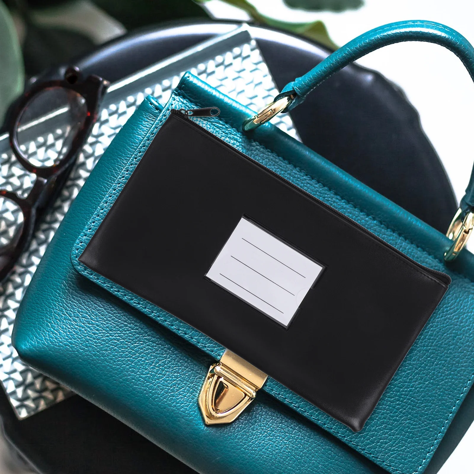 

6Pcs Money Zipper Cash Bag Waterproof Organizer for Bills Documents Receipt Holder Small Wallet Travel Money Pouch Coin Holder