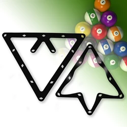 6pcs Triangle Sports for Magic Pool Table Thin Reusable Cue Accessories Placing Billiard Rack Practical Ball Holder Positioning