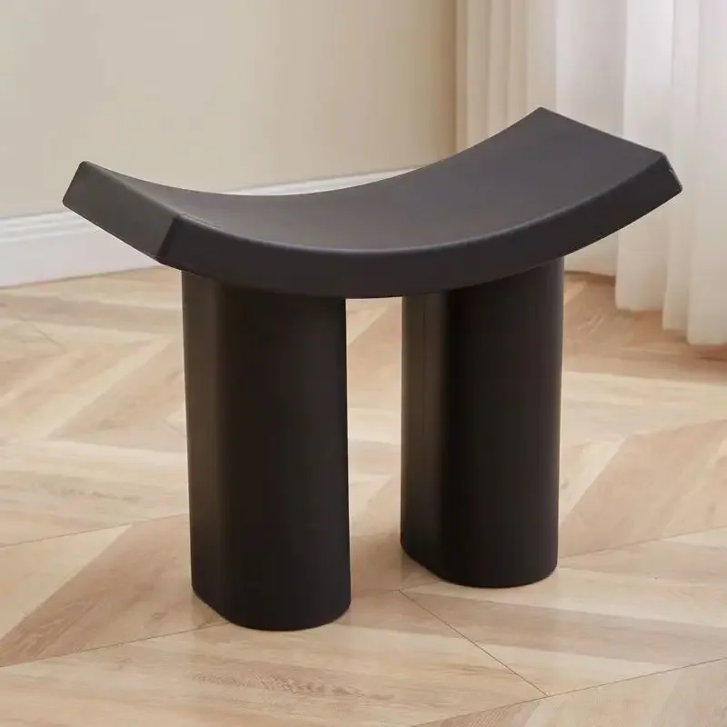 Nordic Plastic Sofa Long Stool For Shoes Stool Home Door Simple Small Stool Hot Style Small Flying Elephant Living Room Bedroom