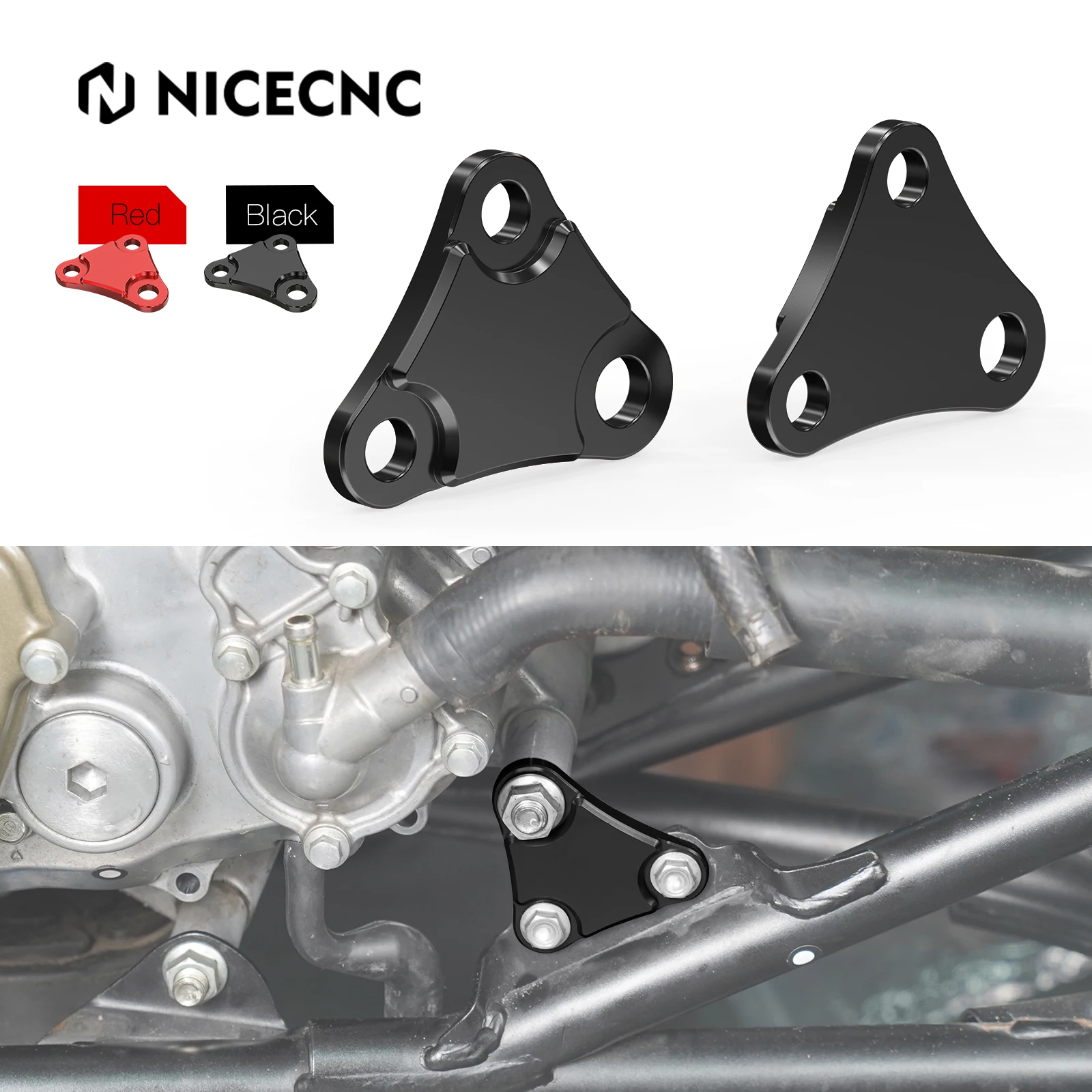 For Honda TRX 450R Engine Mount Brackets For ATV HONDA TRX450ER TRX 450ER Aluminum #50351-HP1-600 Quad Engine Mounts