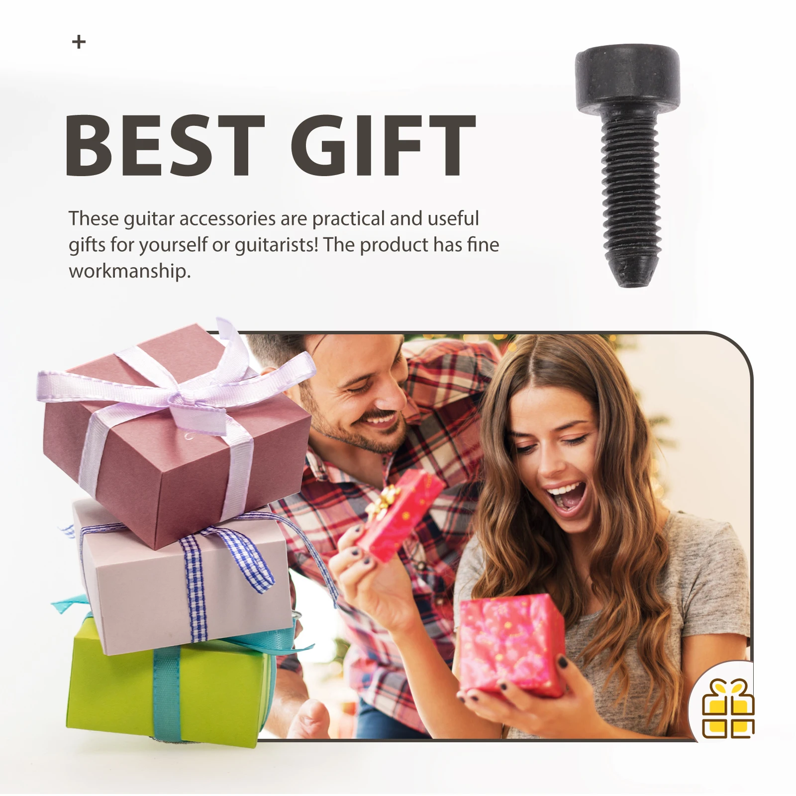 

5 Pcs String Fixing Screws Guitar Bridge Hexagonal Replacement Alloy Tremolo for Supplies