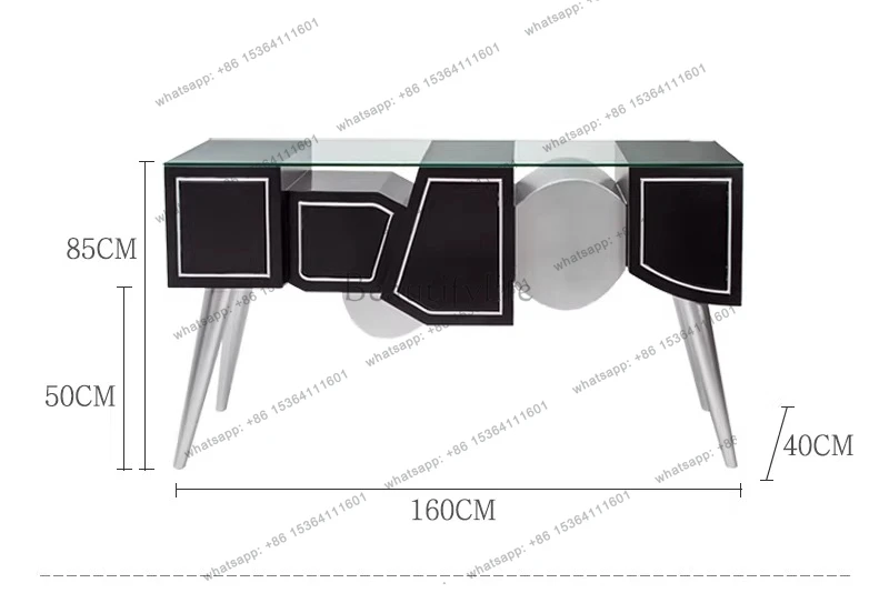 American light luxury door cabinet, bedroom dressing, living room storage, storage side cabinet
