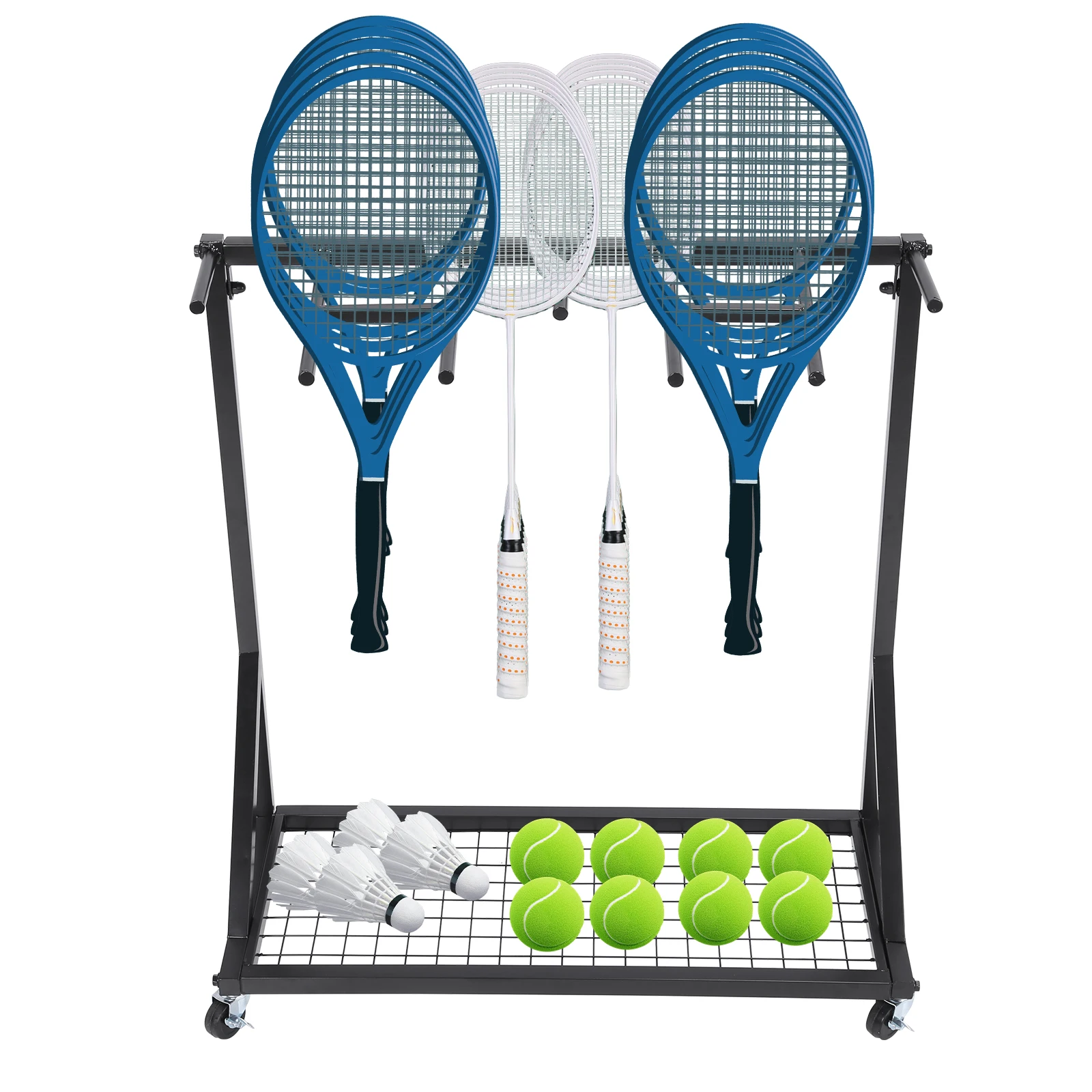 

Racket Storage Rack Badminton/Tennis Racket Holder Rack Racquet Center Organizing Stand Tennis Racket Storage Rack for School