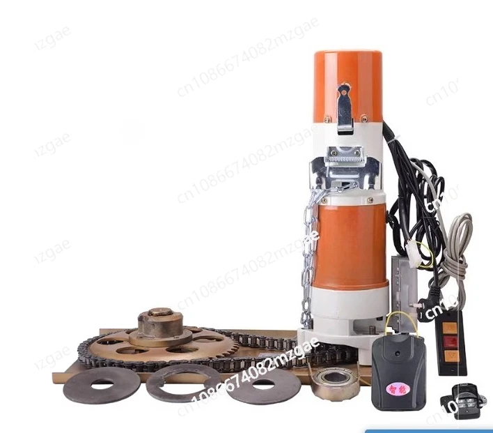 600kg Copper Core Electric Roller Shutter Door Motor, Complete Garage Opener Set with Remote Control and Universal Accessories