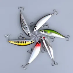 Señuelo Minnow con ojos 3D, cebo duro tipo wobler y jig