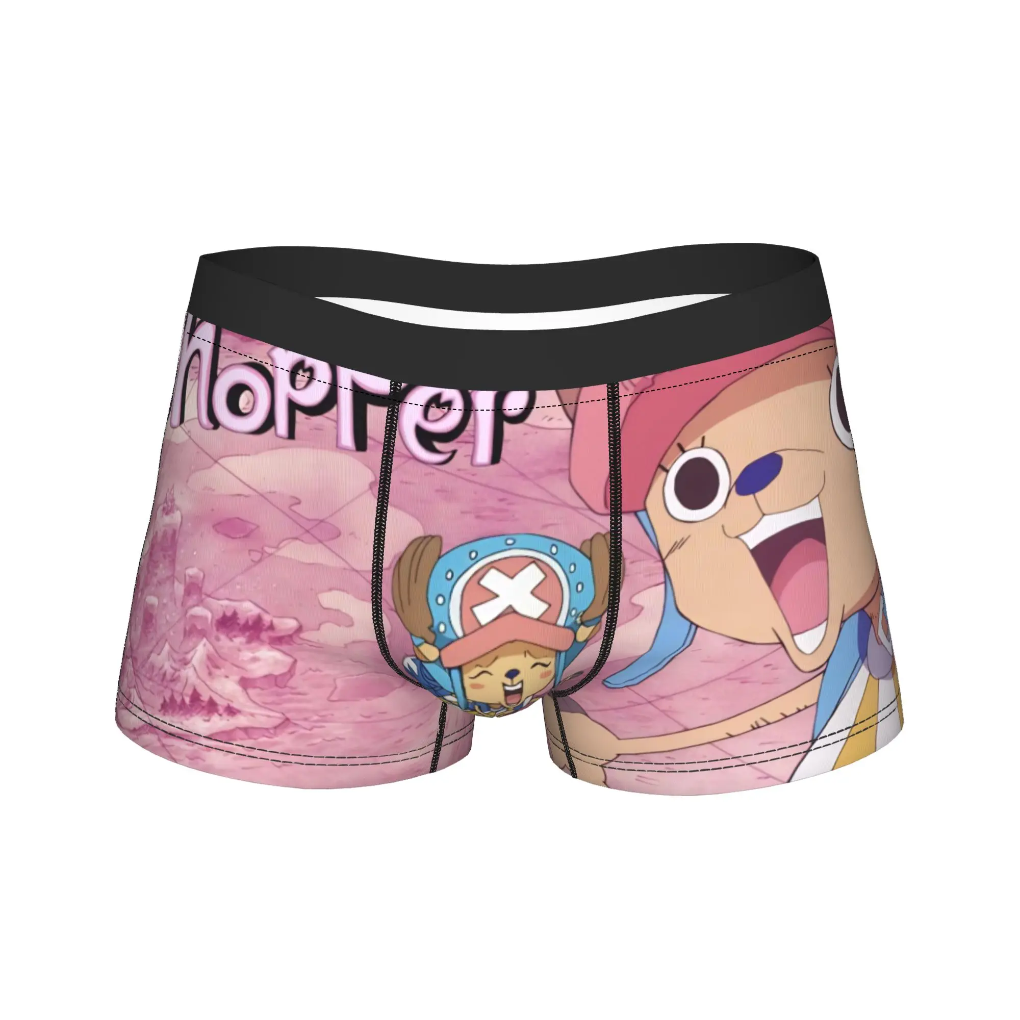 

Men One Piece Reindeer Doctor Tony Tony Chopper Underwear Novelty Boxer Briefs Shorts Panties Male Mid Waist Underpants S-XXL