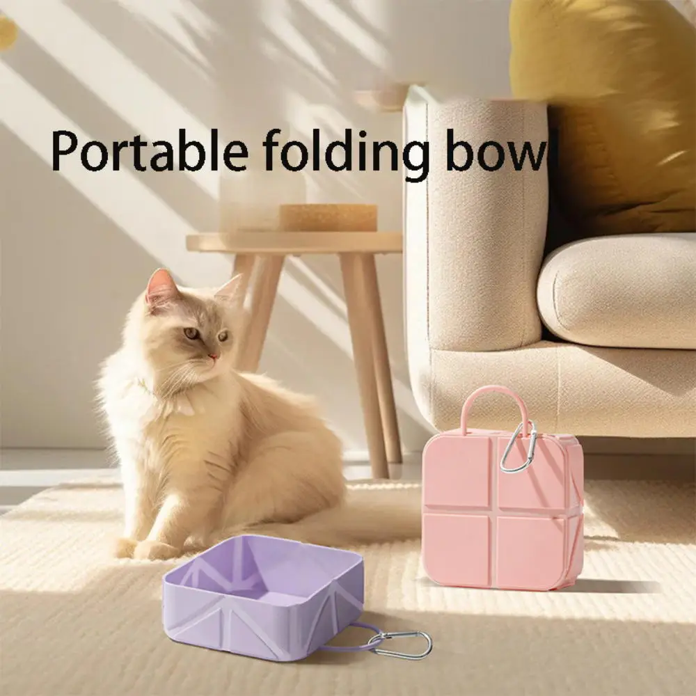 

Pet Outdoor Travel Bowl, Cat Dog Folding Bowl, Silicone Portable Outdoor Dog Food Bowl, Cat Bowl, Camping Bowl