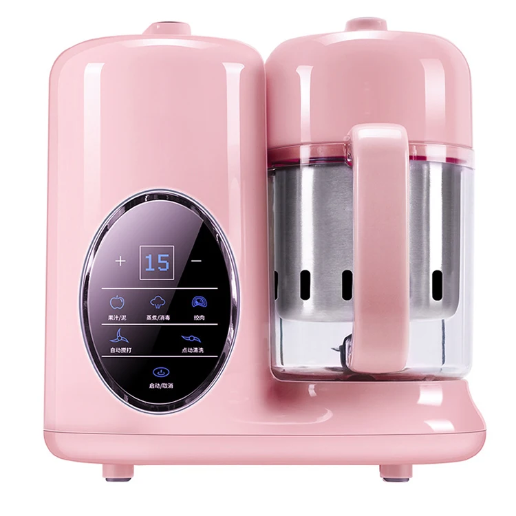 Digital Touch Screen Steamer/Sterilization Toddle Baby Food Maker, Machine For Food Baby Processor