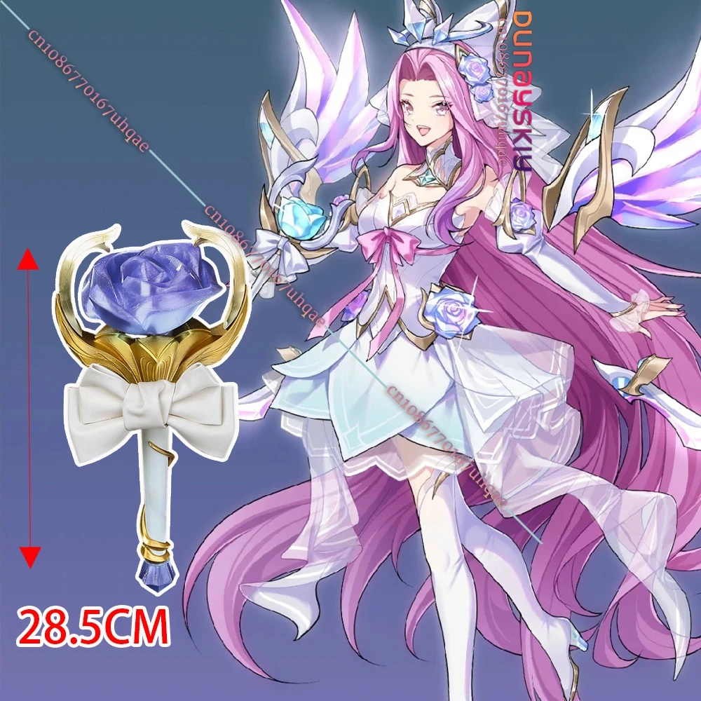 Game LOL Seraphine Seraphine Cosplay Microphone Prop Handmade PVC Material Perfect Copy 28.5CM Seraphine Role-playing Prop