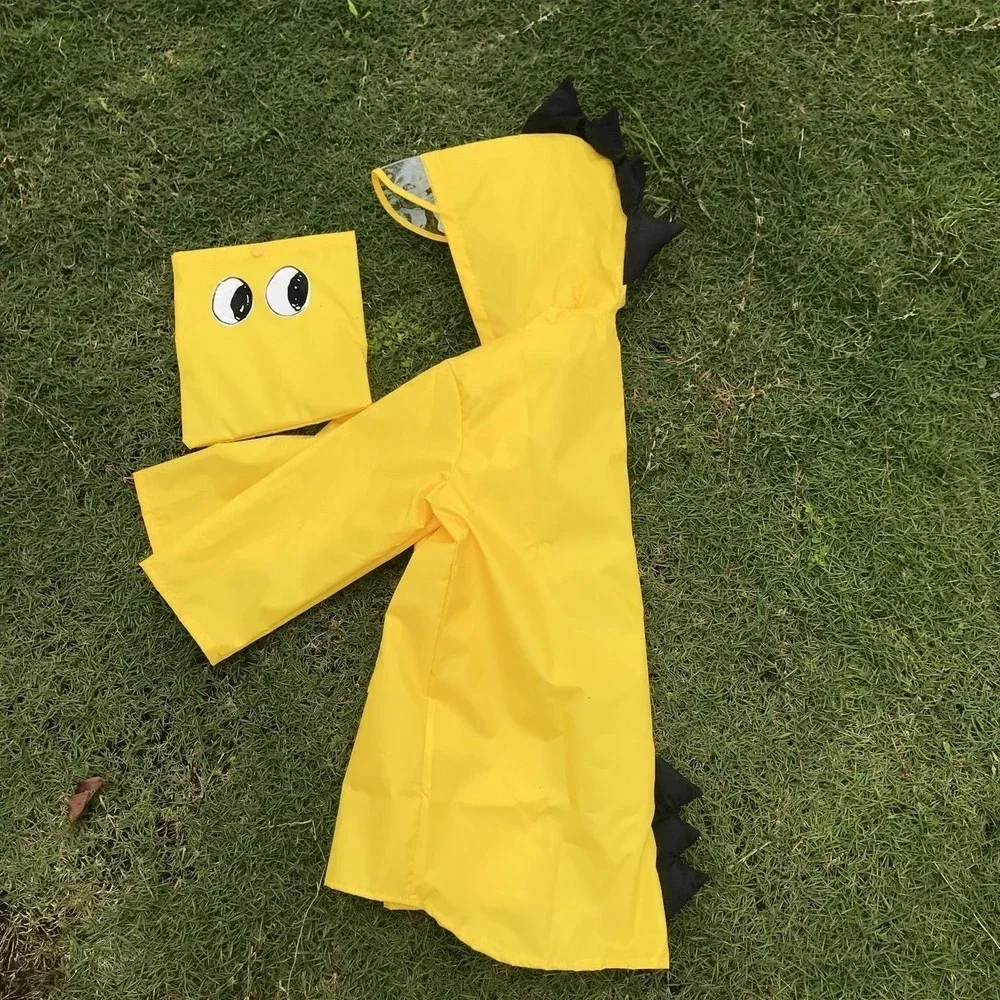 어린이용 방수 비옷, 1-10 세 남아 여아 레인 재킷, 만화 아기 비옷 의상, 공룡 귀여운 비옷 아기 옷