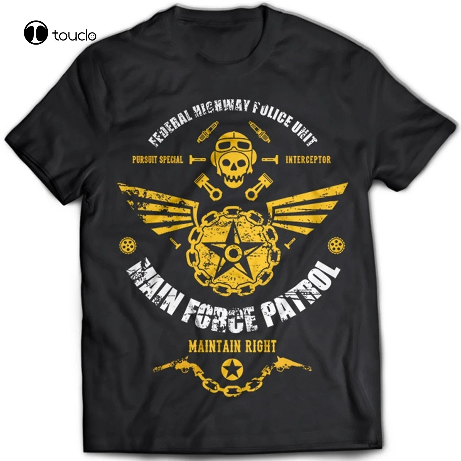 Force Patrol Mens T-Shirt Mad Max Pursuit Interceptor V8 Fury Road Special Task Force Tee Shirt