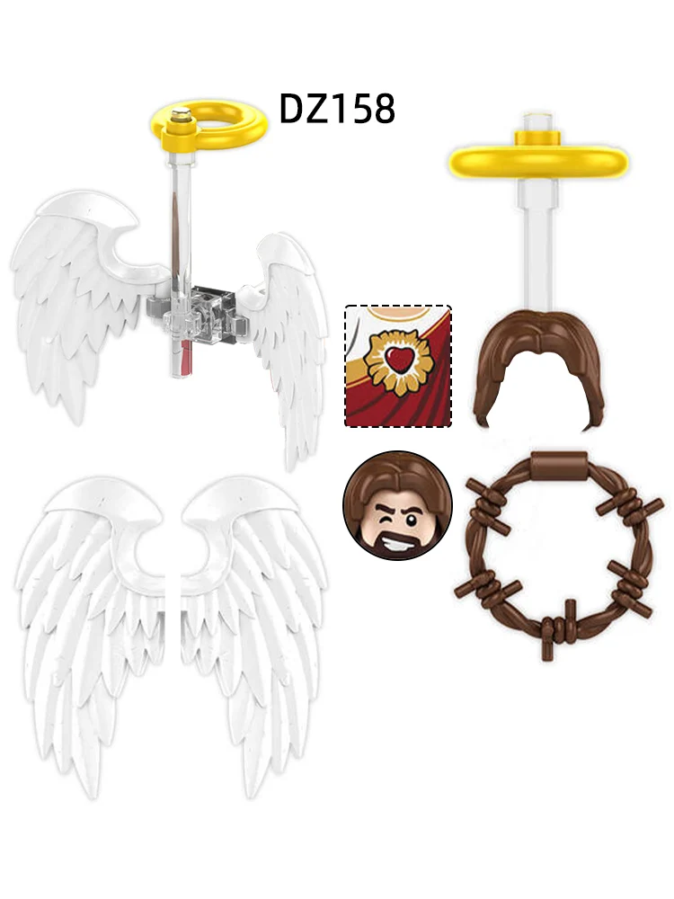 Le modèle de jésus blocs MOC briques ensemble cadeaux jouets DZ158