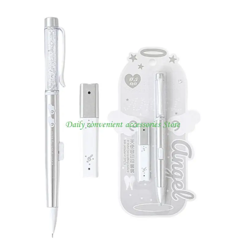 

97QB Эргономичный автоматический карандаш 0,5 мм Механический карандаш с коробкой стержней для студентов Архитектор Инженерный