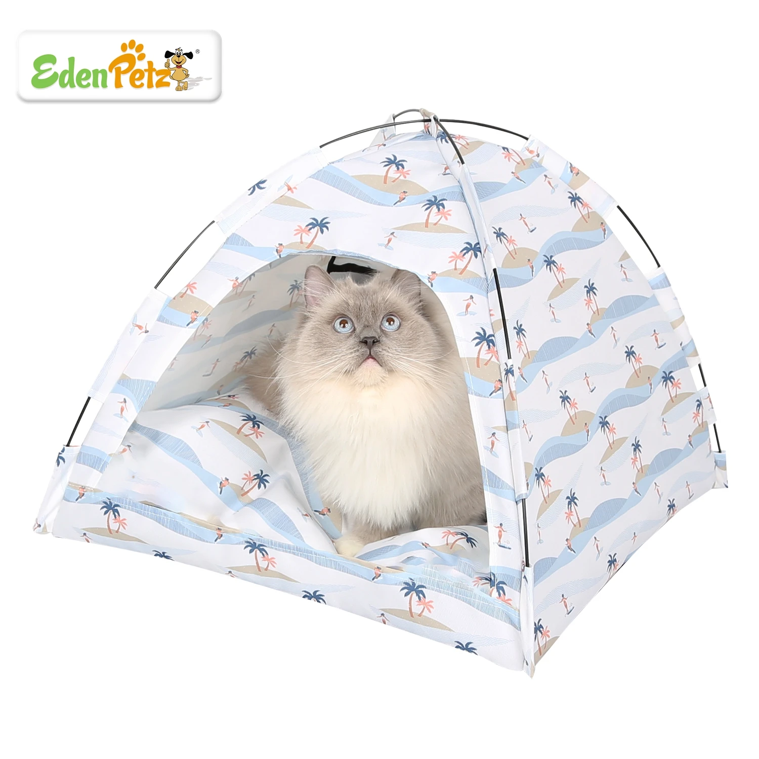 Outdoor Camping Dog Kennel - Foldable Pet Dog House Tent Cat