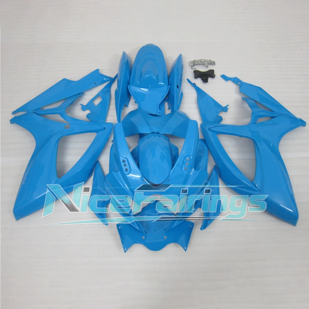 For GSXR600 GSXR750 2006 2007 06 07 Full Motorcycle Cowling Parts High Quality ABS Panels Custom Paint