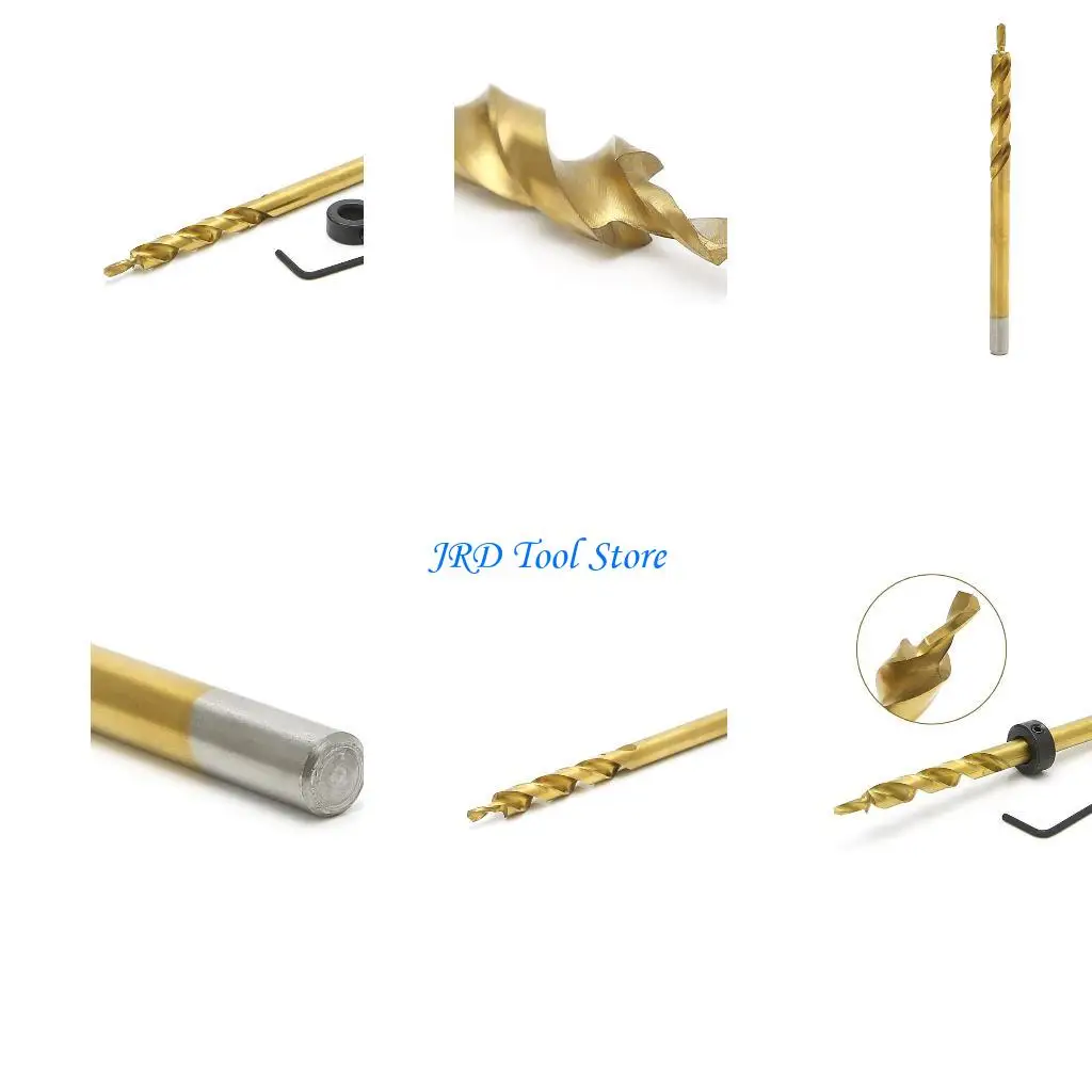 A2UD 9.5mm 포켓 홀 교체 교체 트위스트 스텝 스텝 드릴 비트 수동 스톱 칼라
