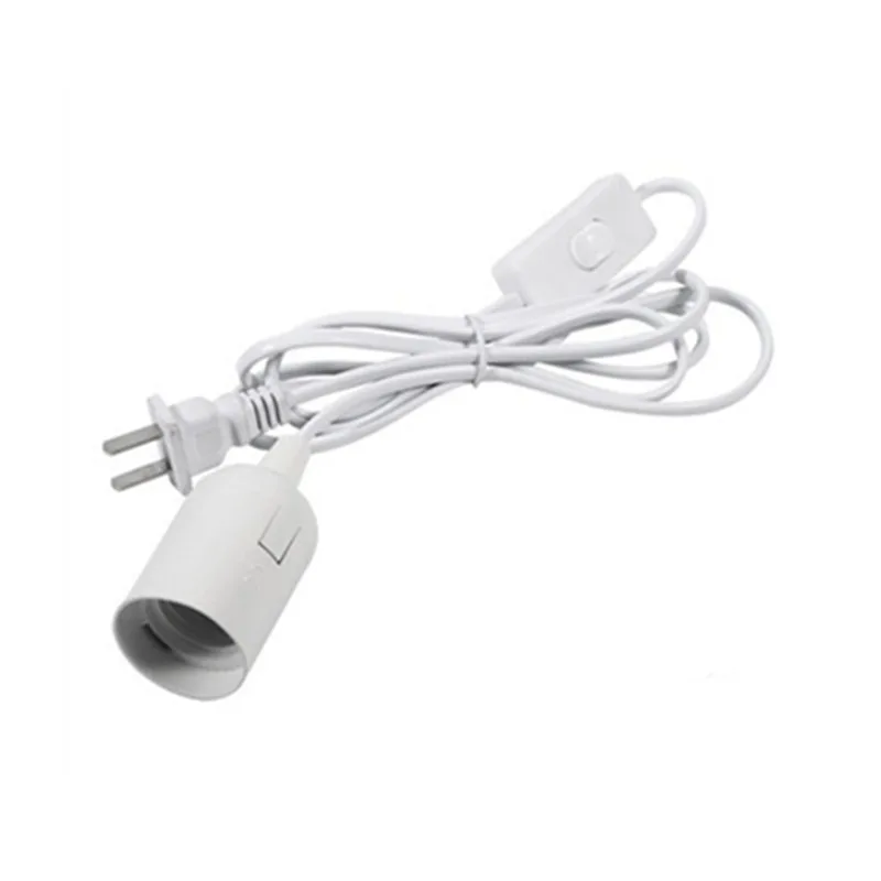 

Стандартный импульсный источник питания ЕС 1,8 м, шнур с цоколем лампы E27, розеткой и вилкой, подвесной светильник, аксессуары для настольной лампы