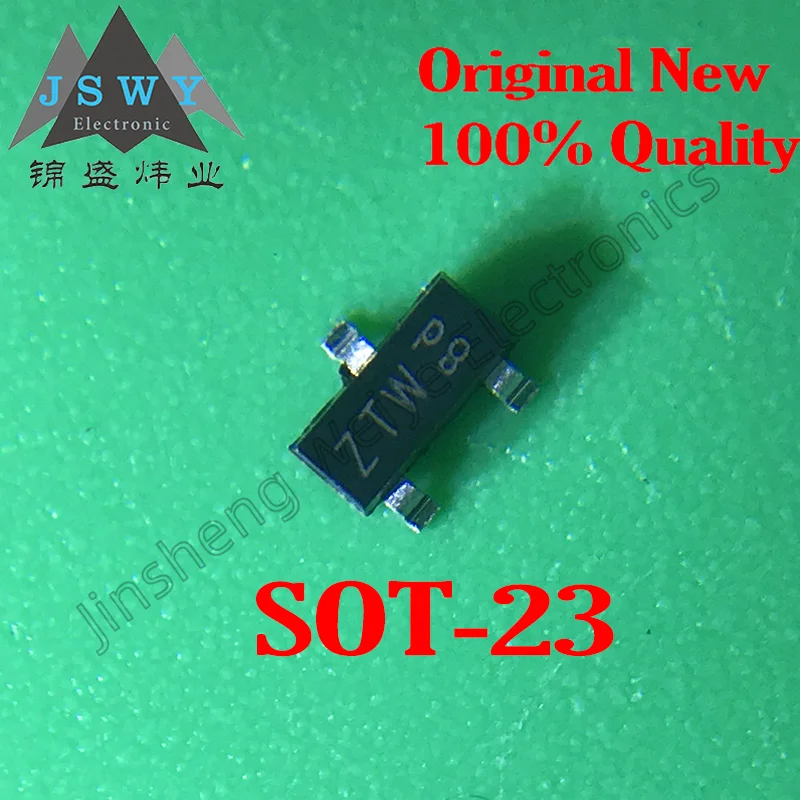 50PCS PACDN042Y3R PBSS4140T ZTW PESD15VS2UT SMD SOT-23 Brand New Transistor MOS Tube 100% Brand New Free Shipping Electronics