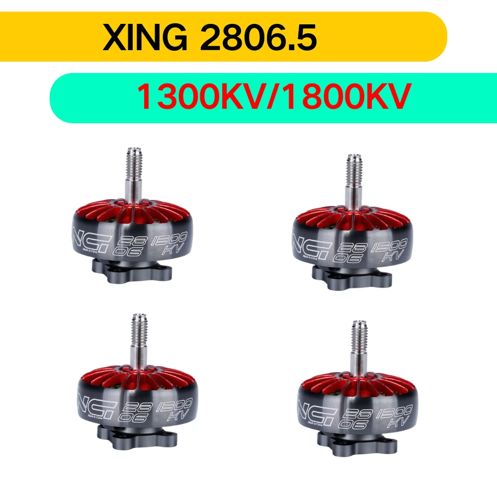 

IFlight XING 2806.5 1300KV 1800KV 2-6S Brushless Motor for 7-8 inch FPV Frame Propeller RC FPV Racing Drone