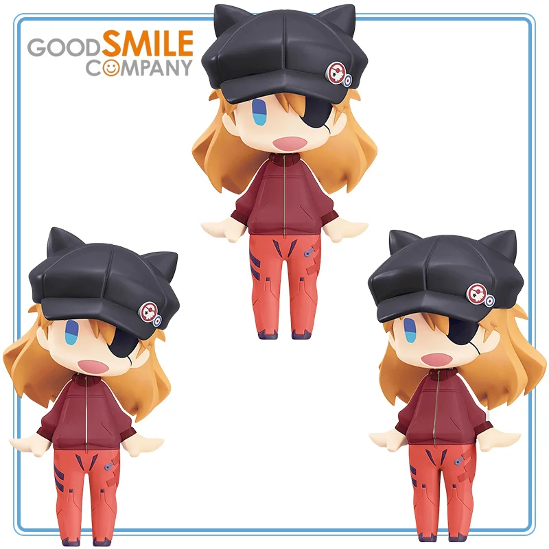 

ХОРОШИЙ СМУЛЫЙ КОМАНЬ Оригинальный HELLO! GOOD SMILE SELECT D Soryu Asuka Langley аниме мультфильм гаражный комплект модель игрушки подарки модель игрушки