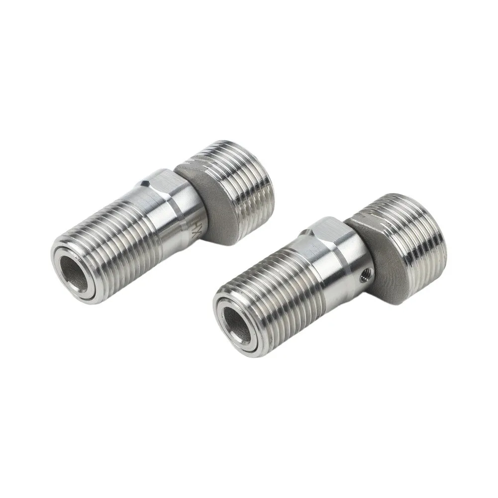 Leak for proof Adjustable Shower Faucet Adapter 2Pack with Flexible Water Flow for Kitchen and Bathroom Applications