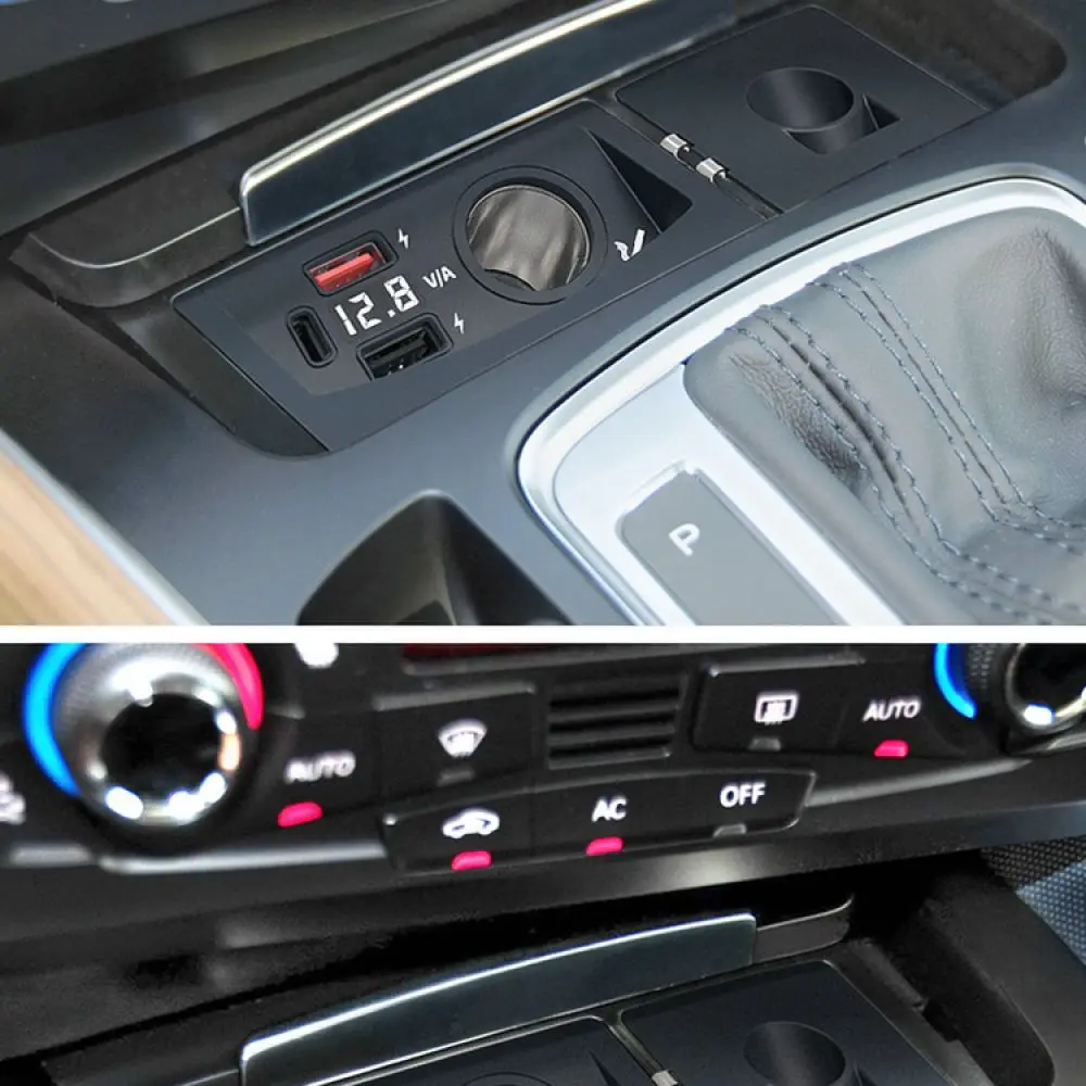 For For For Audi Q5 A4L A5 S5 RS4 RS5 SQ5 Lighter Charger Fast USB Charging Adapter Power Port Mobile Phone Vehicle Accessories - Aliexpress Deal