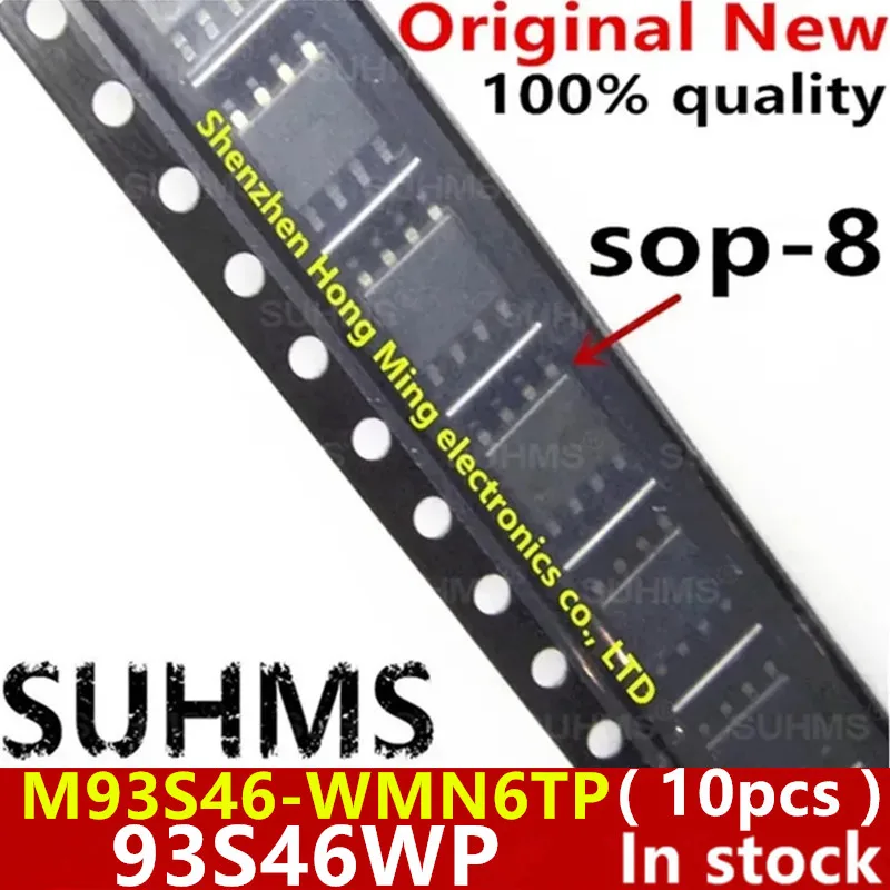 (10 potong) 100% baru 93S46 93S46WP M93S46-WMN6TP sop-8 Chipset
