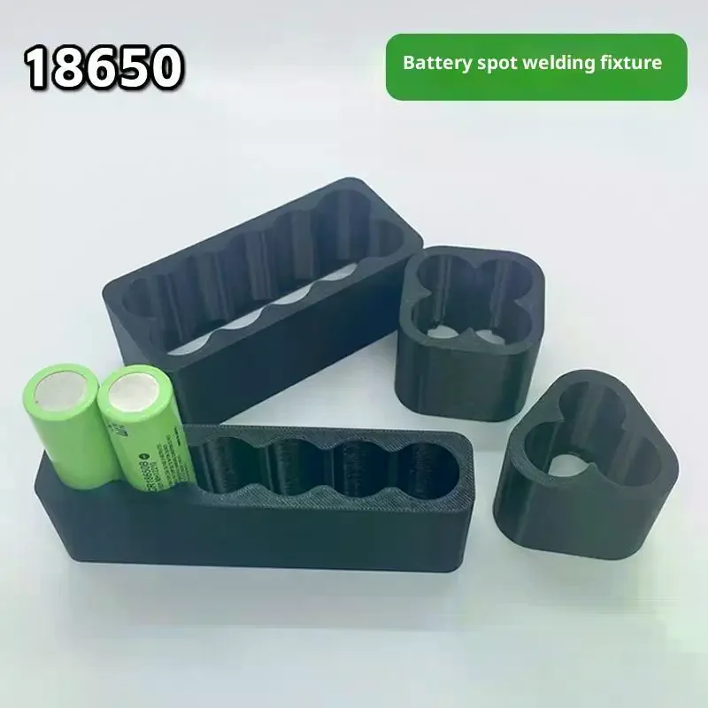 1/4Pcs 18650 Spot Welding Fixture Battery Fixed Lithium Battery Welding Fixture Spot Welding Fixed Assembly Bracket