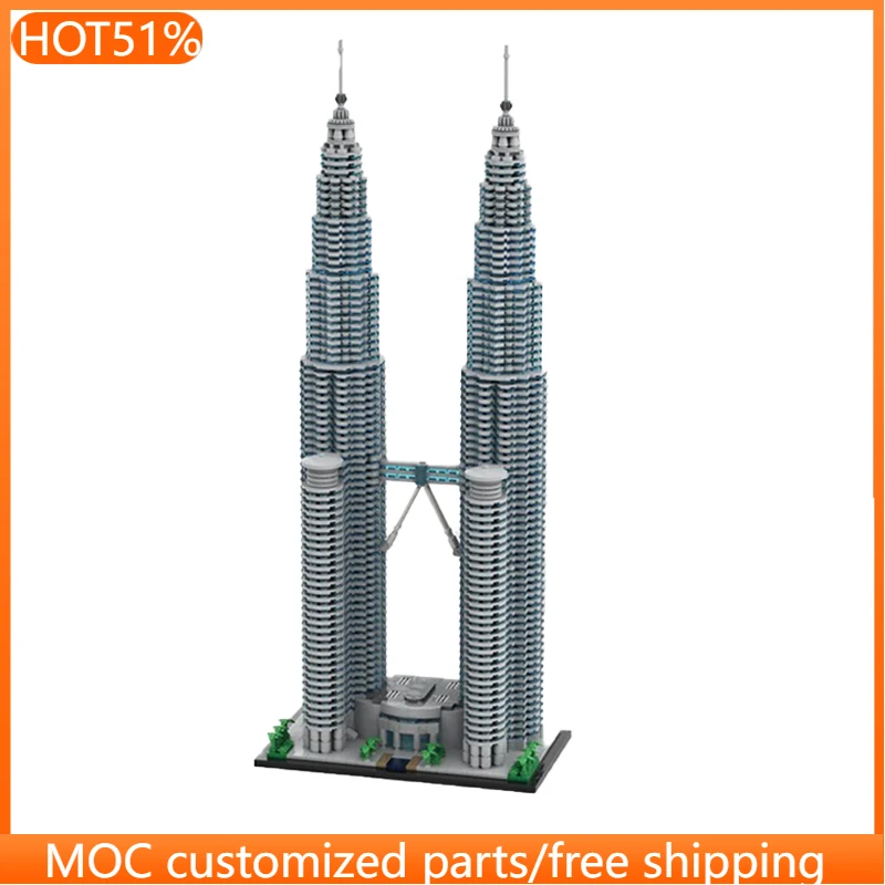 

5839 PCS Construction iconic skyscrapers MOC Customize Modular Building Block Educational Design Kids DIY Boys Festival Toy Gift